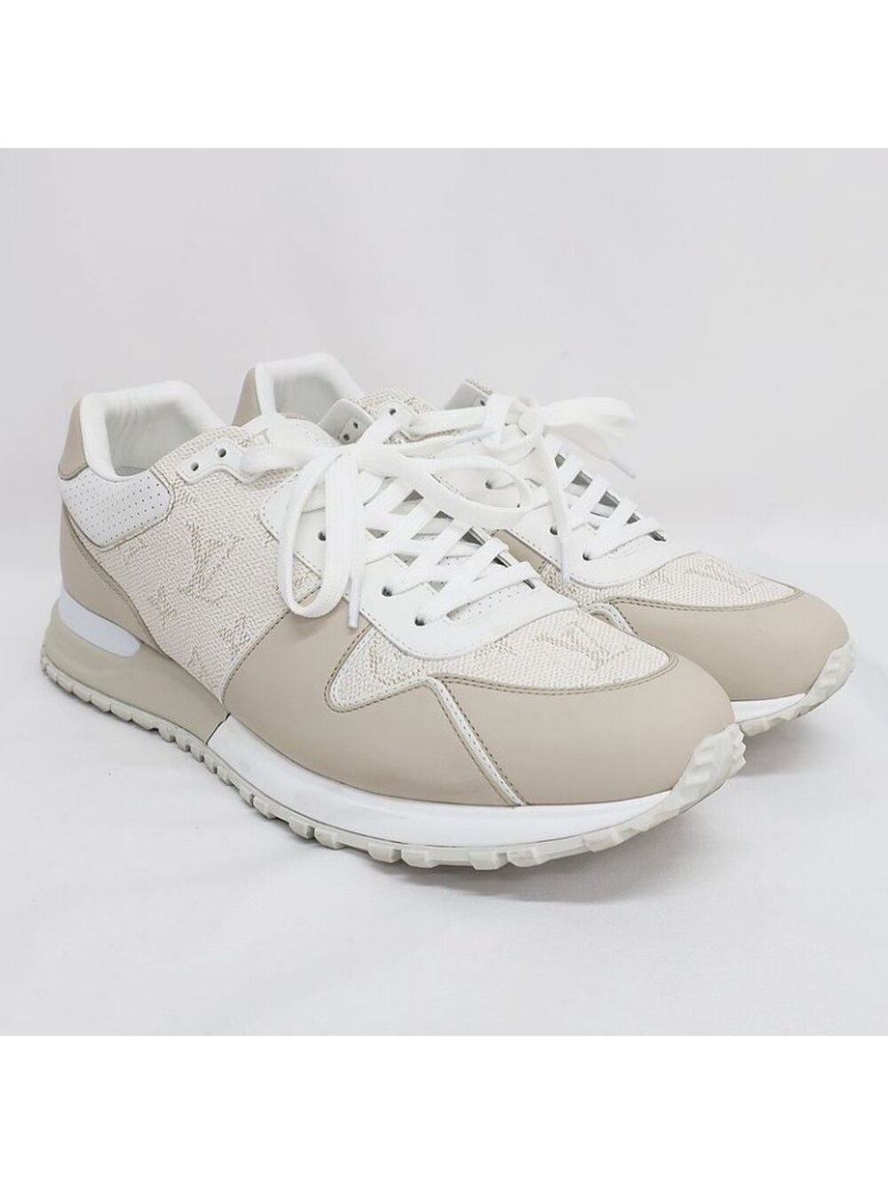Louis Vuitton Runaway Sneakers 1 Ahso4 Monogram Beige Size - Picture 10 of 10